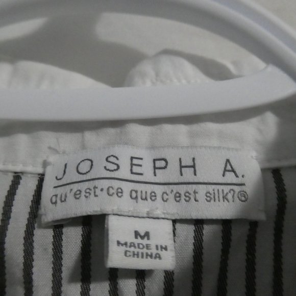 JOSEPH A. | medium | Pullover Sweater With Faux Striped Shirt | Rolled Cuffs - Picture 10 of 16